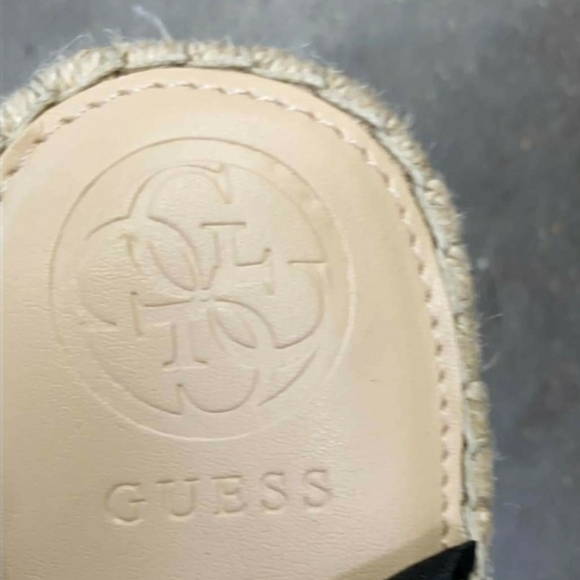 Guess Satin Razzle Embellished Lace Up Espandrille - Picture 6 of 7